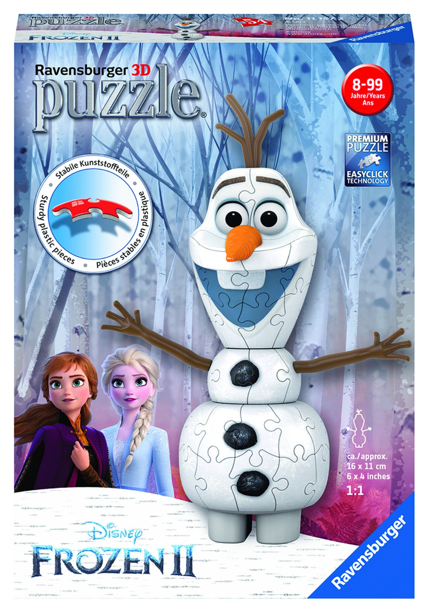 PUZZLE 3D OLAF FROZEN II, 54 PIESE image 1