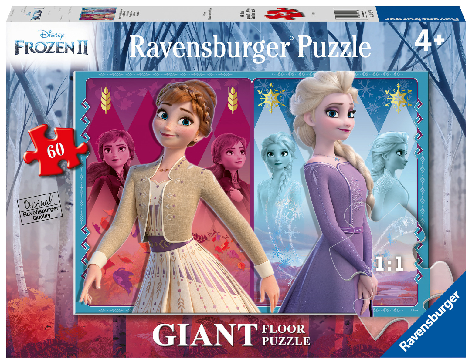 PUZZLE FROZEN II ELSA&ANNA,60 PIESE image 2