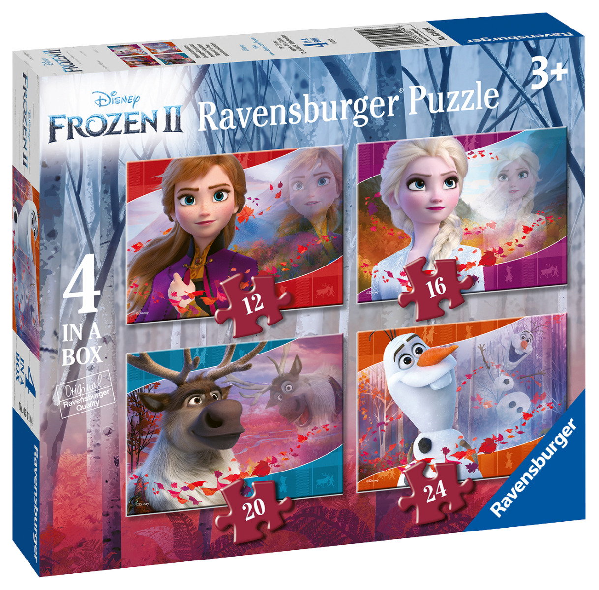 PUZZLE FROZEN II, 12/16/20/24 PIESE image 4