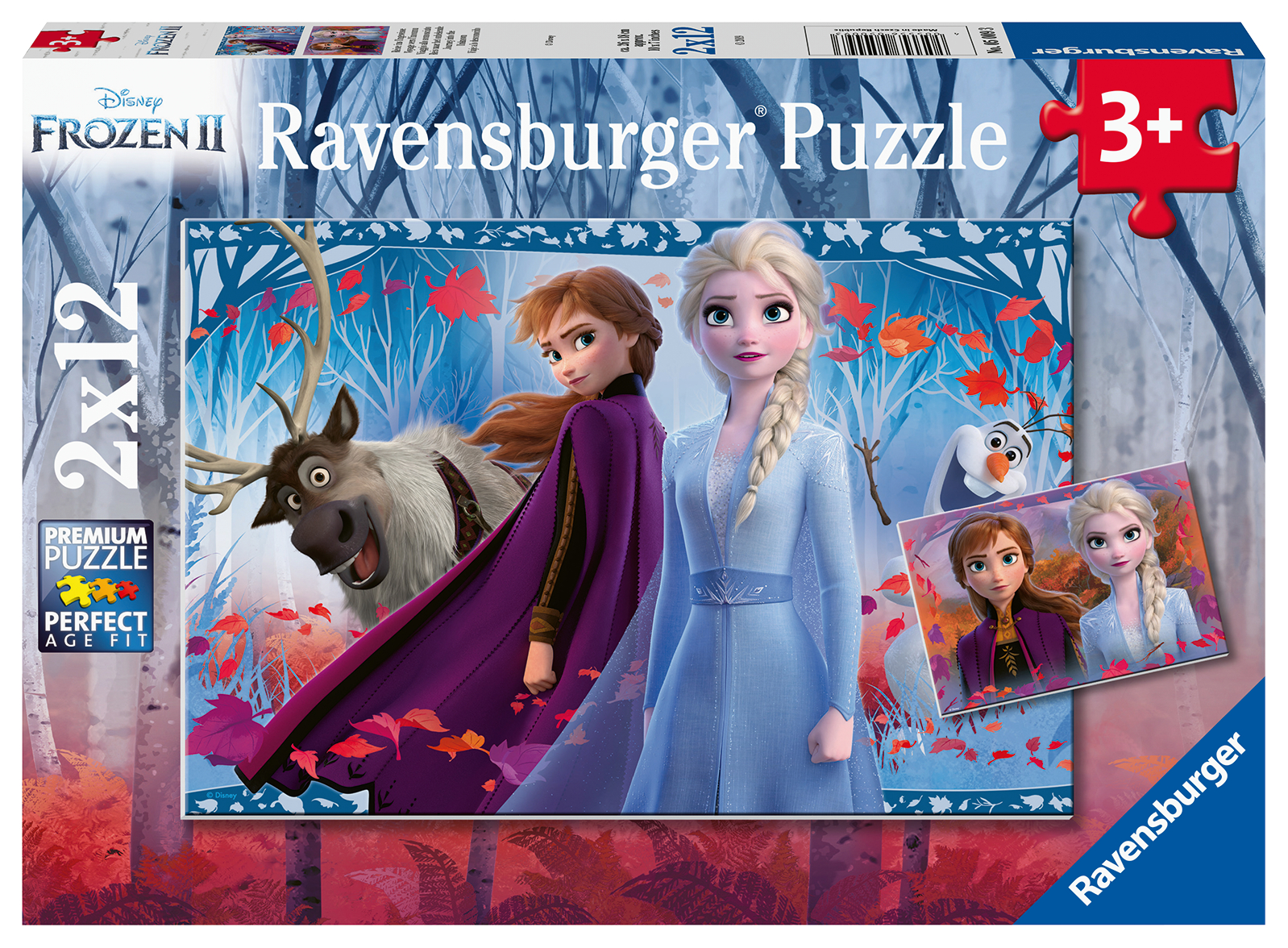 PUZZLE FROZEN II, 2x12 PIESE image 4