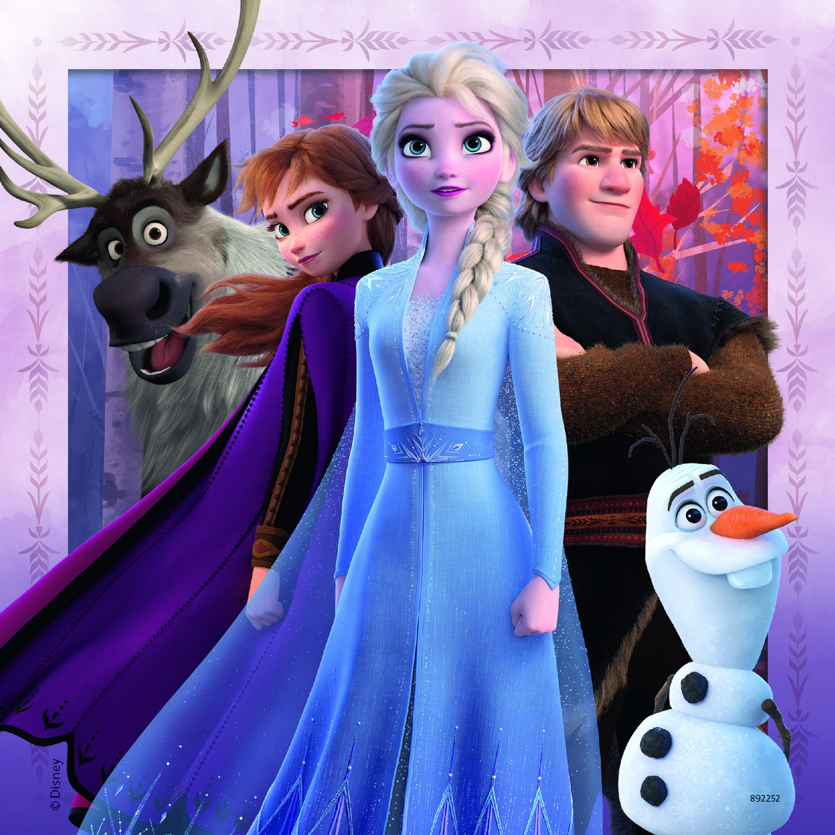 PUZZLE FROZEN II, 3x49 PIESE