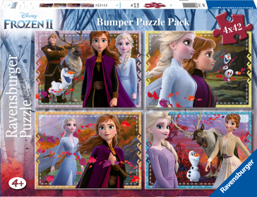 PUZZLE FROZEN II, 4x42 PIESE