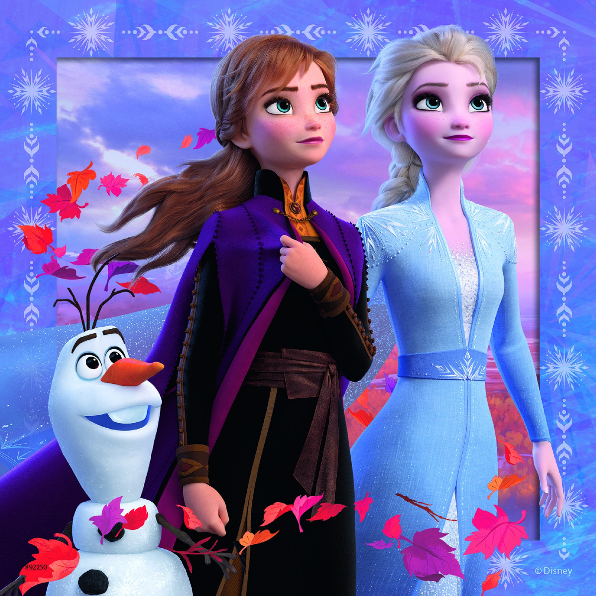 PUZZLE FROZEN II, 3x49 PIESE image 2