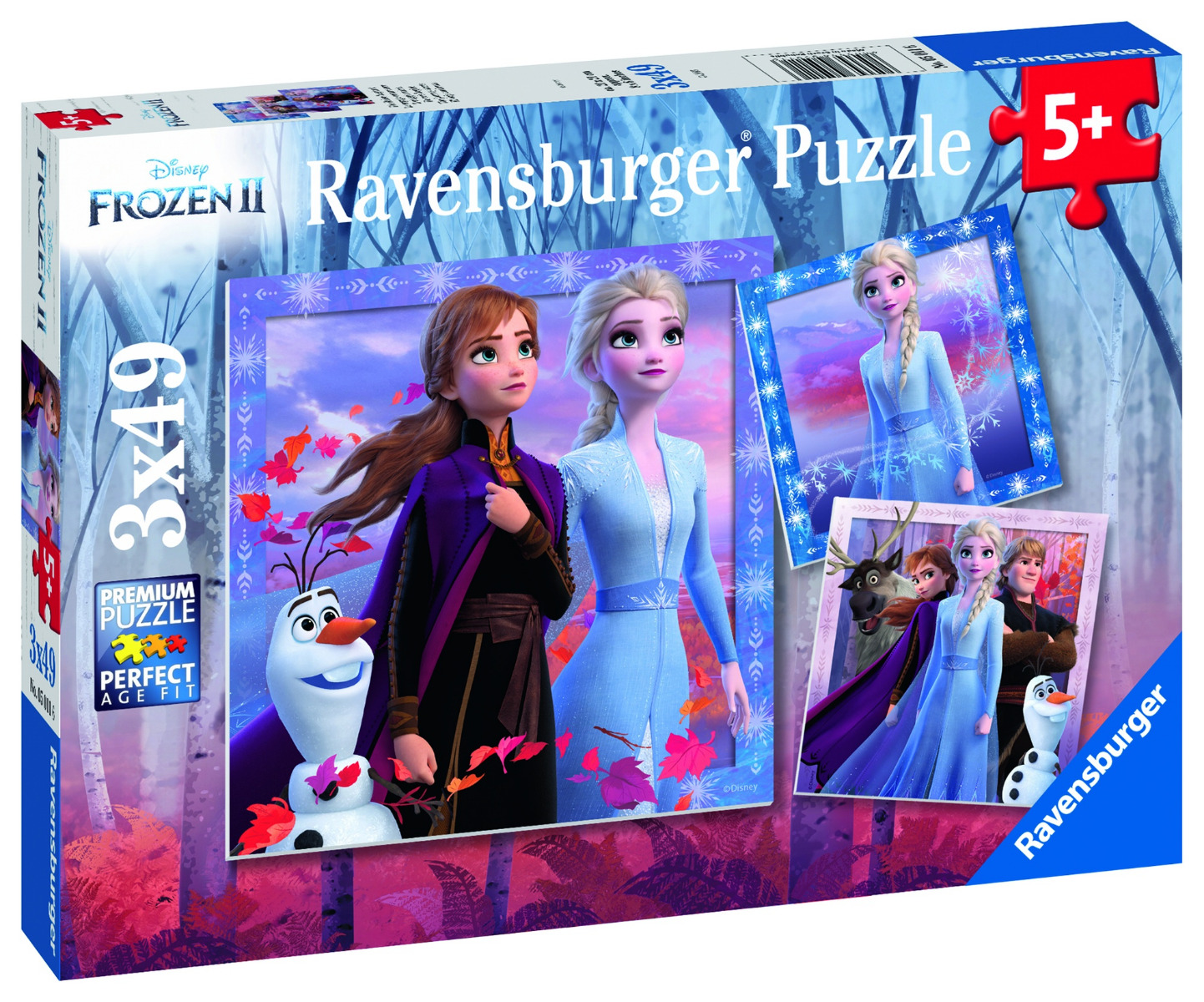 PUZZLE FROZEN II, 3x49 PIESE image 3