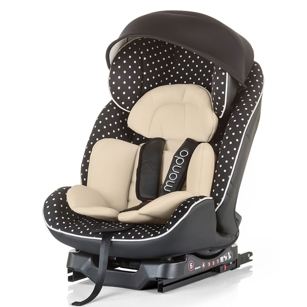 Scaun auto Chipolino Mondo 0-25 kg caramel cu sistem Isofix