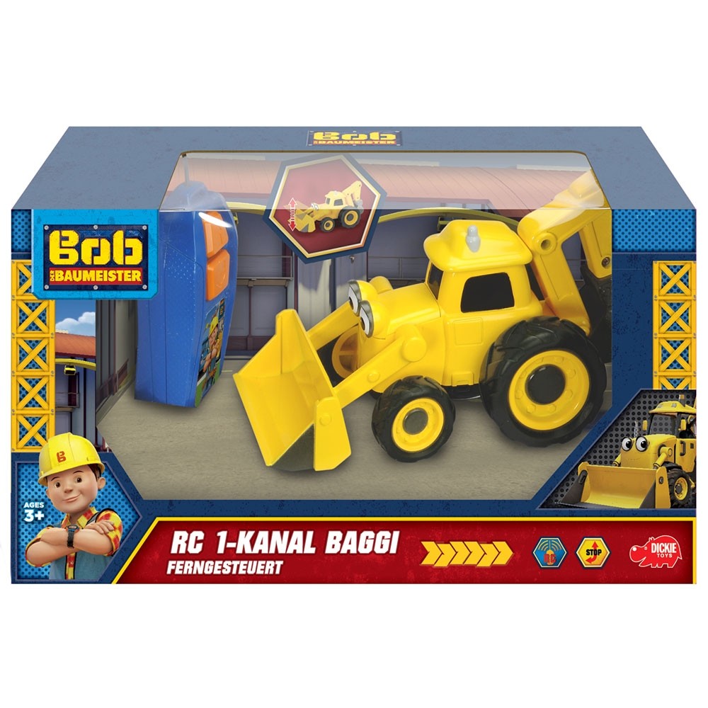 Excavator Dickie Toys Bob Constructorul Scoop cu telecomanda image 4