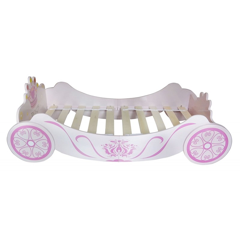 Pat cu cadru din lemn Princess Carriage image 1