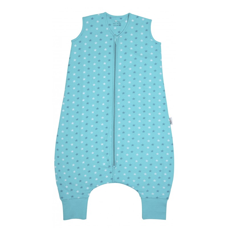 Sac de dormit cu picioruse Teal Stars 12-18 luni 3.5 Tog