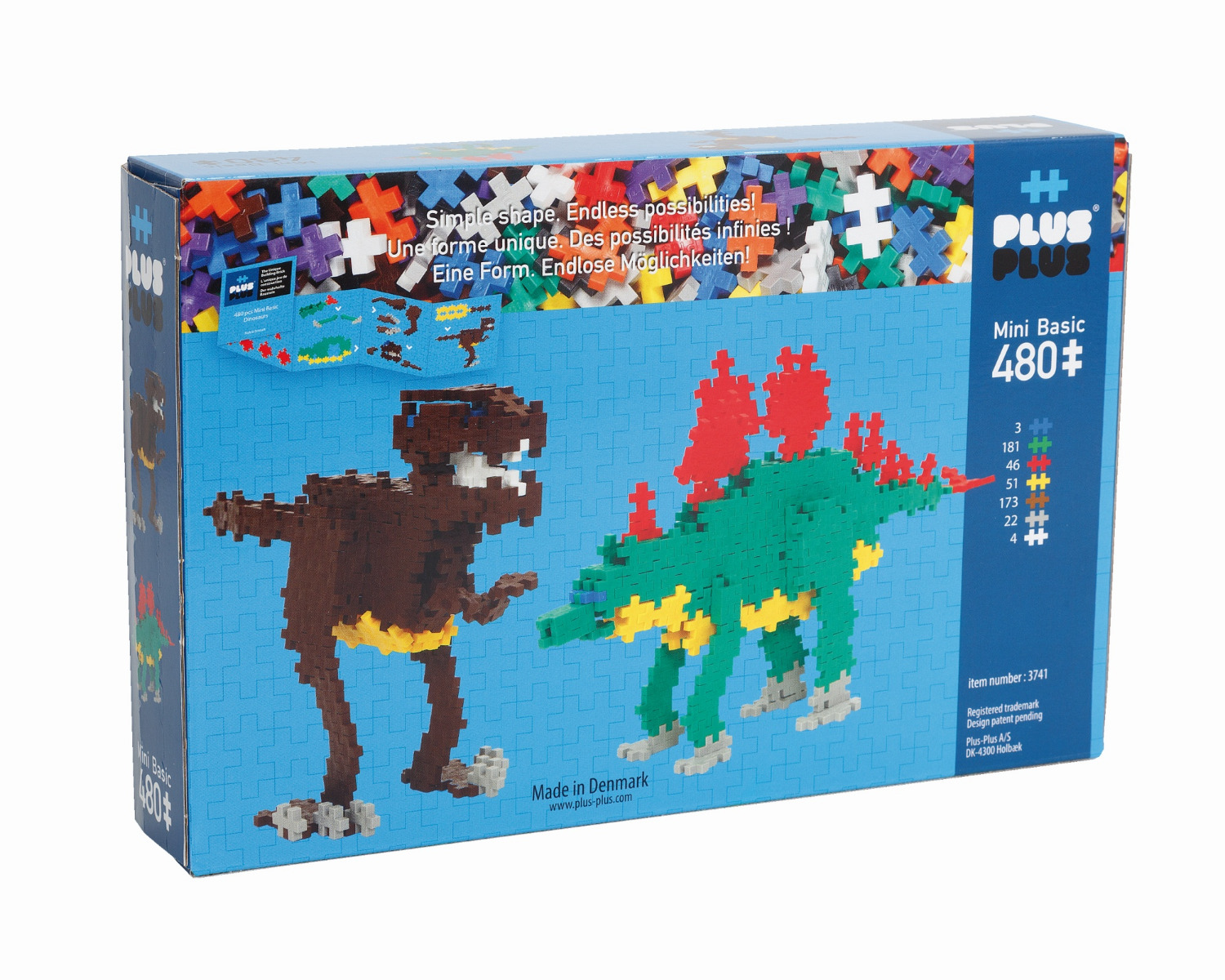 Plus Plus Basic Dinozauri - 480 Pcs image 4