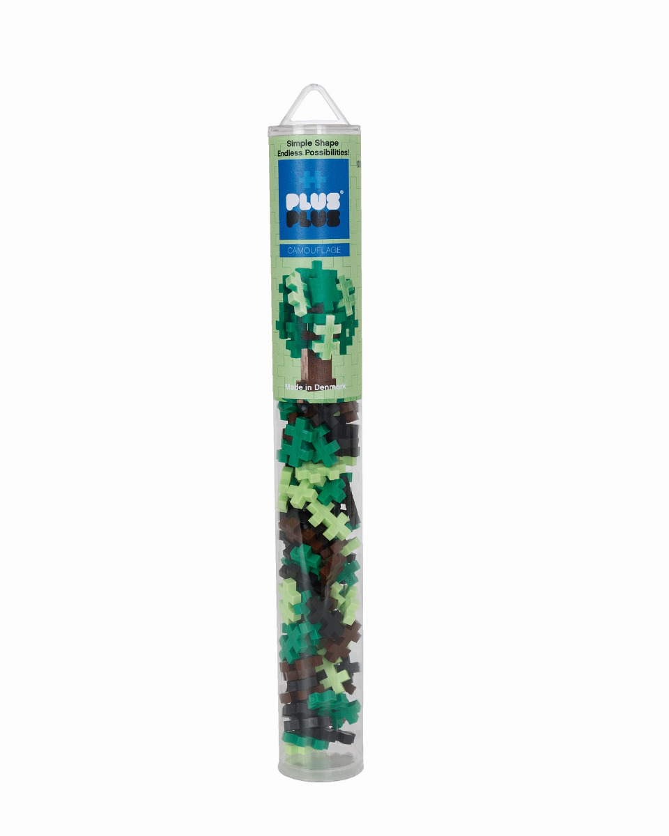 Plus Plus Camuflaj - 100 Piese/Tub image 1