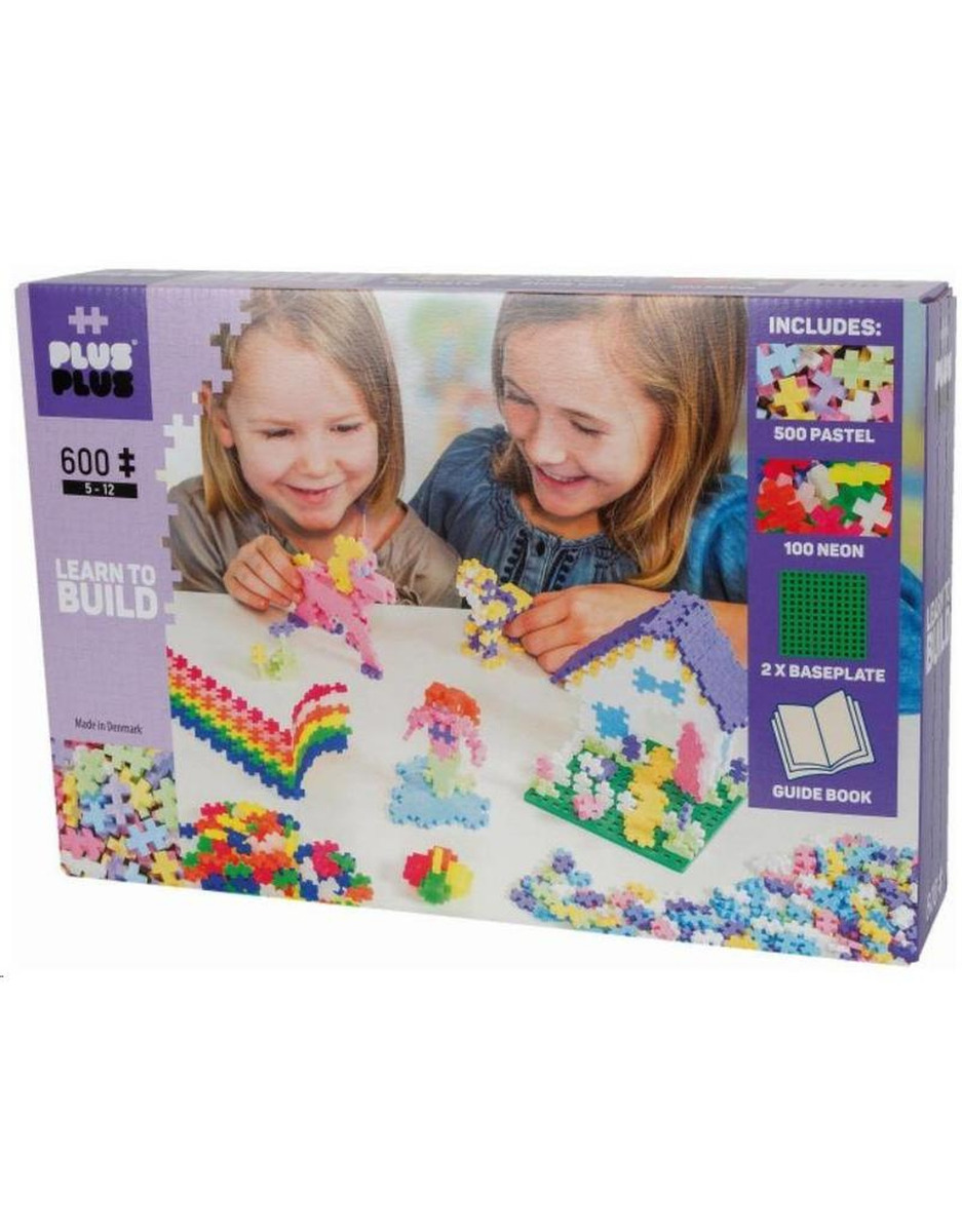 Plus Plus Pastel/Neon-600 Piese/Set