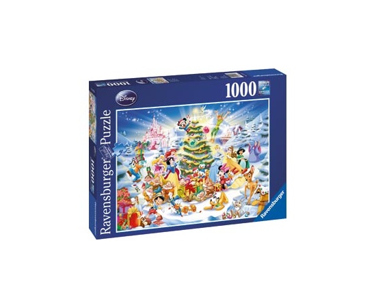 Puzzle Craciunul In Familia Disney, 1000 Piese