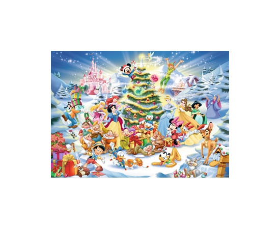 Puzzle Craciunul In Familia Disney, 1000 Piese image 1