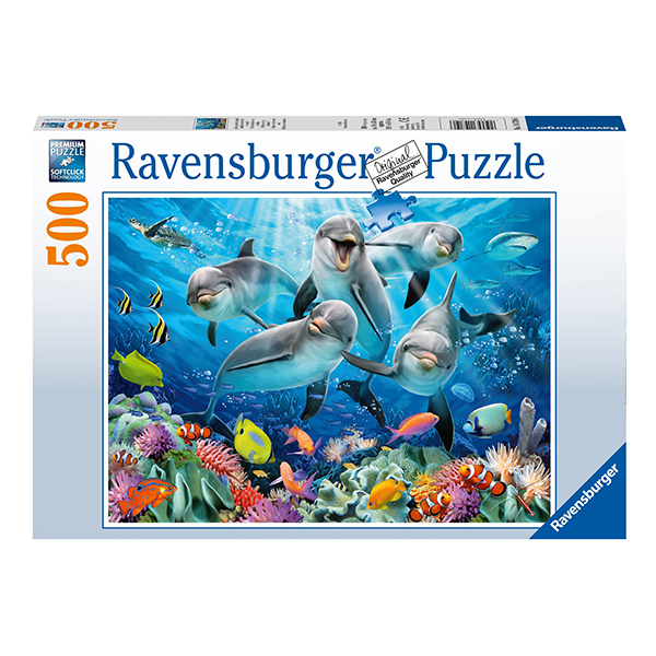 Puzzle Delfini, 500 Piese