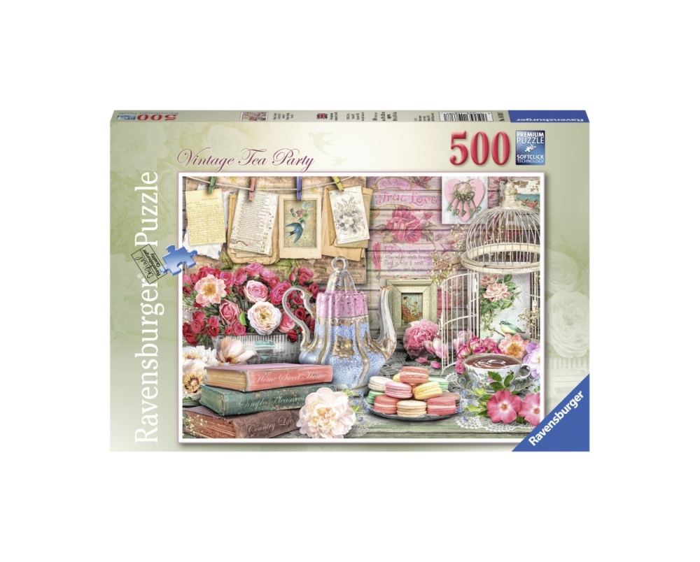 PUZZLE PETRECERE CU CEAI, 500 PIESE image 1