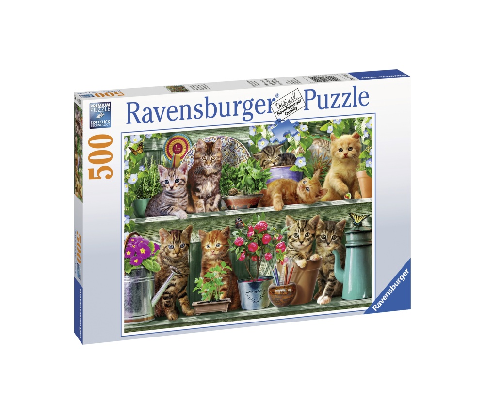 Puzzle Pisici Pe Raft, 500 Piese image 1