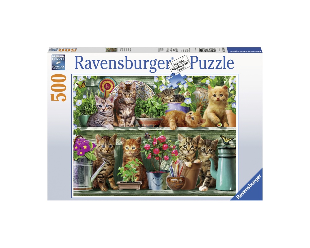 Puzzle Pisici Pe Raft, 500 Piese image 2