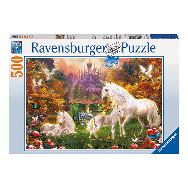 Puzzle Unicorni, 500 Piese