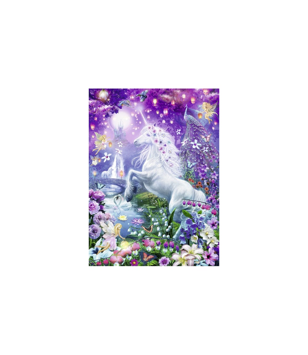 Puzzle Unicorn In Padure, 500 Piese