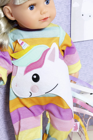 Dolly Moda - Salopeta unicorn 43 cm image 1