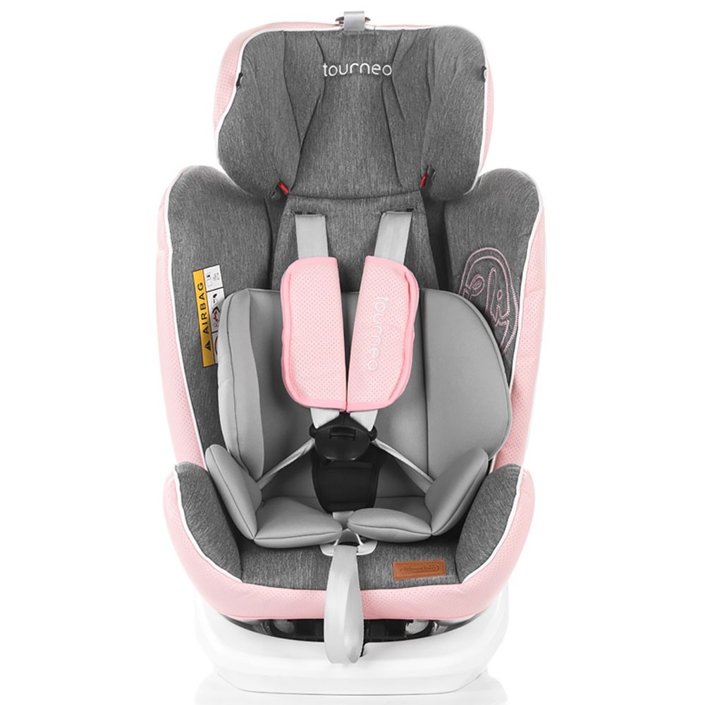 Scaun auto Chipolino Tourneo 0-36 kg rose pink cu sistem Isofix image 5