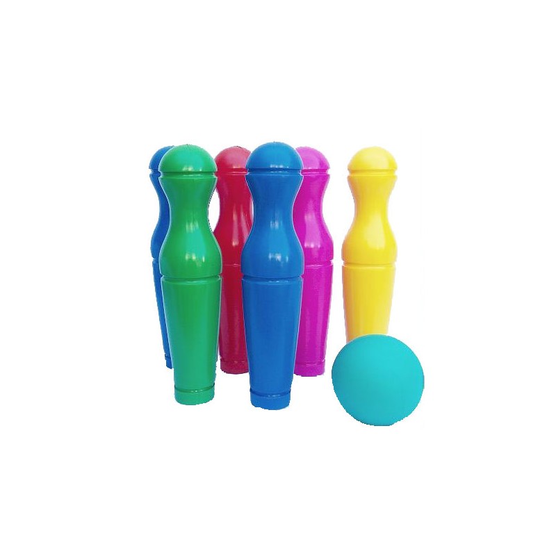 Set de bowling cu 9 popice Colour Fun image 1