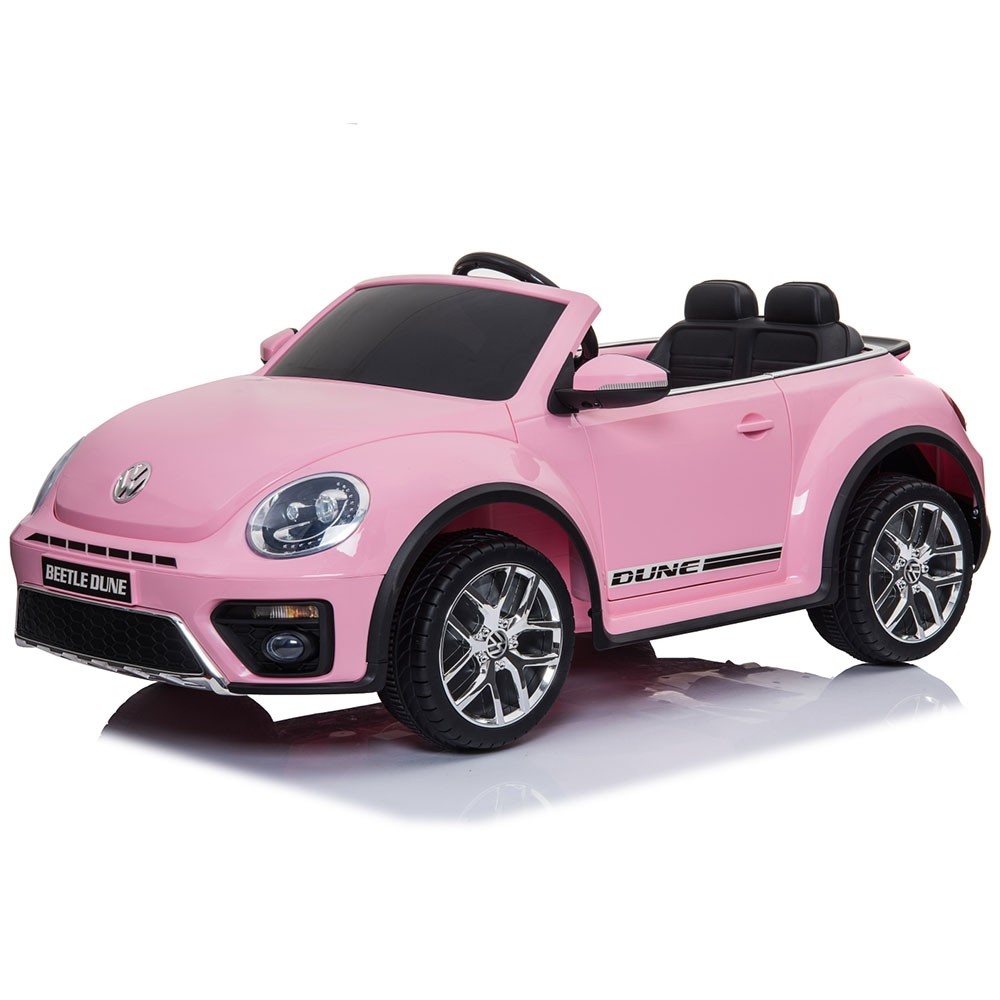 Masinuta electrica Chipolino Volkswagen Beetle Dune pink image 1