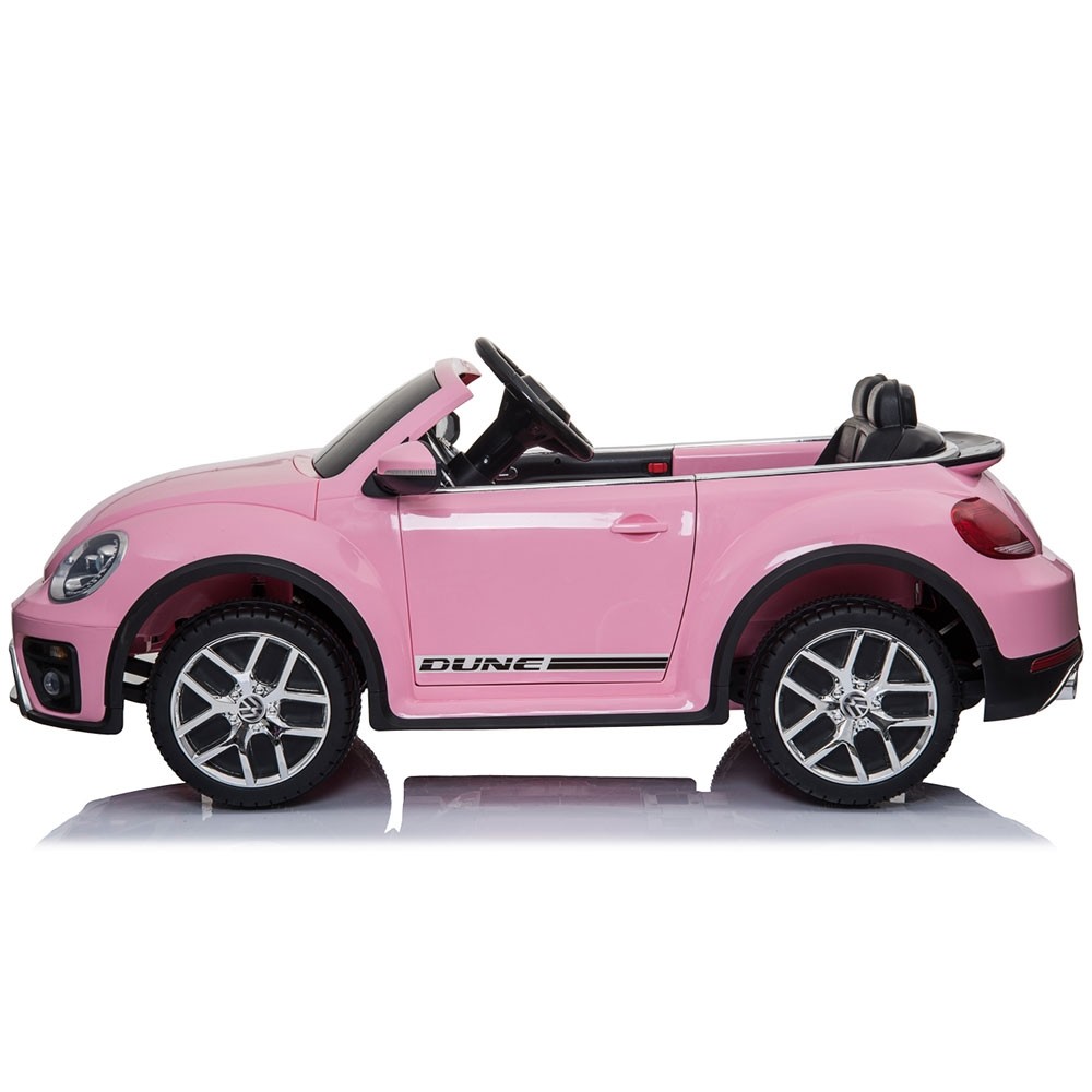 Masinuta electrica Chipolino Volkswagen Beetle Dune pink image 2