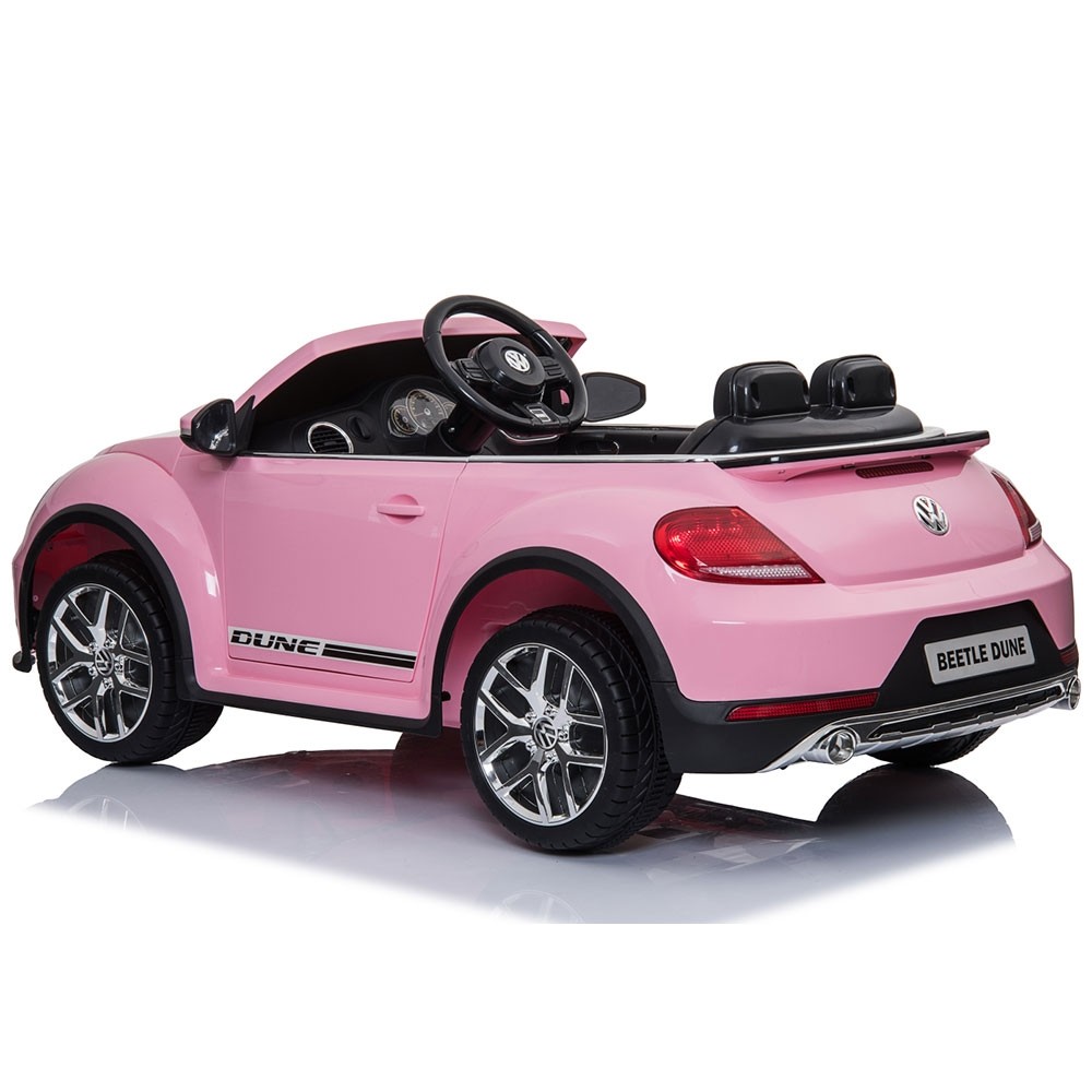 Masinuta electrica Chipolino Volkswagen Beetle Dune pink image 3