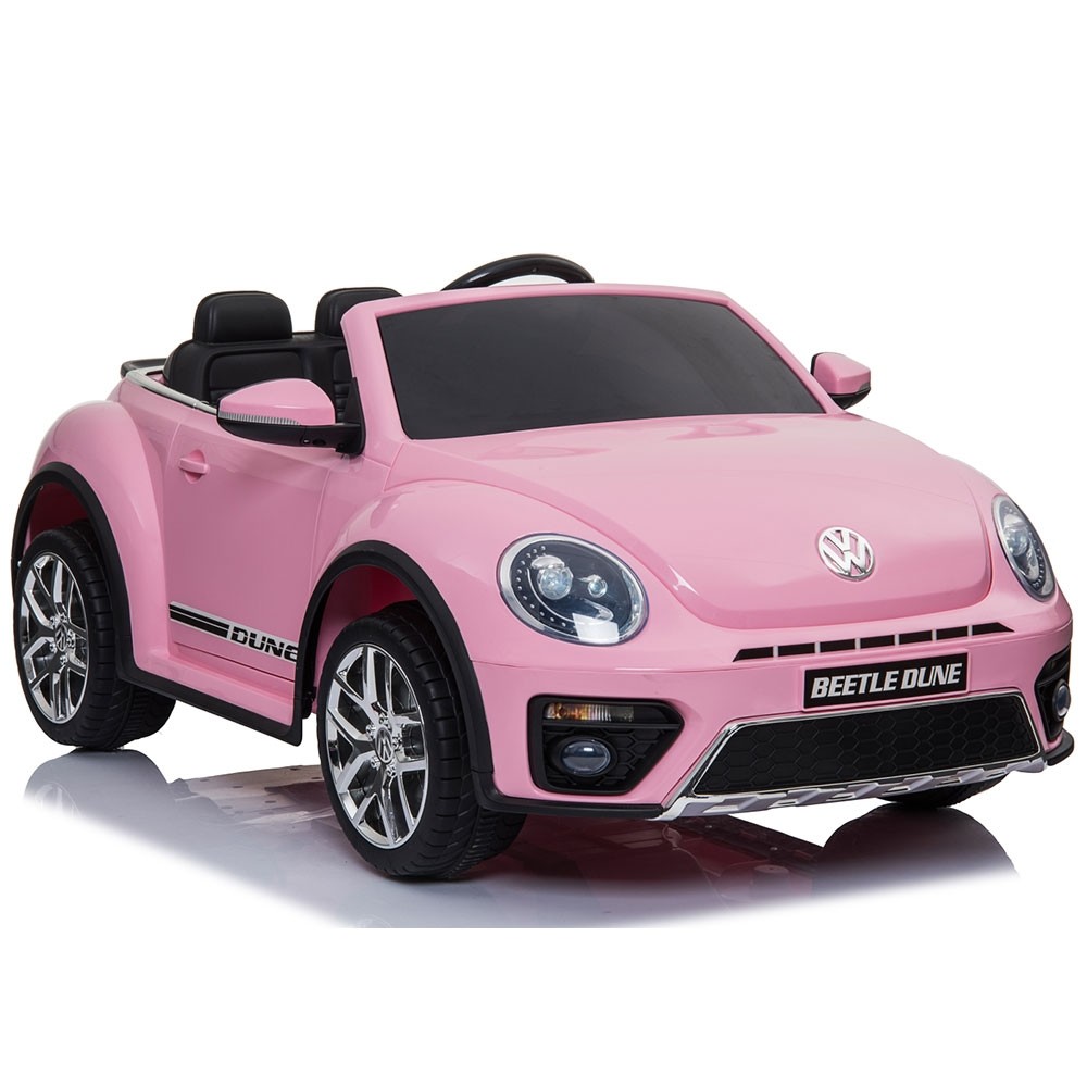 Masinuta electrica Chipolino Volkswagen Beetle Dune pink image 5