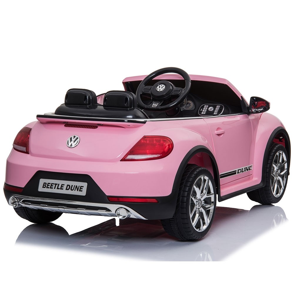 Masinuta electrica Chipolino Volkswagen Beetle Dune pink image 6