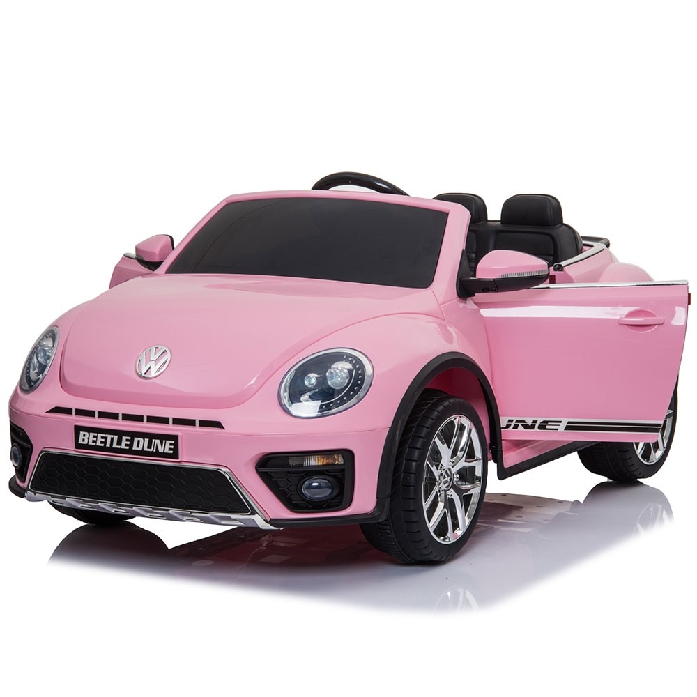 Masinuta electrica Chipolino Volkswagen Beetle Dune pink image 8