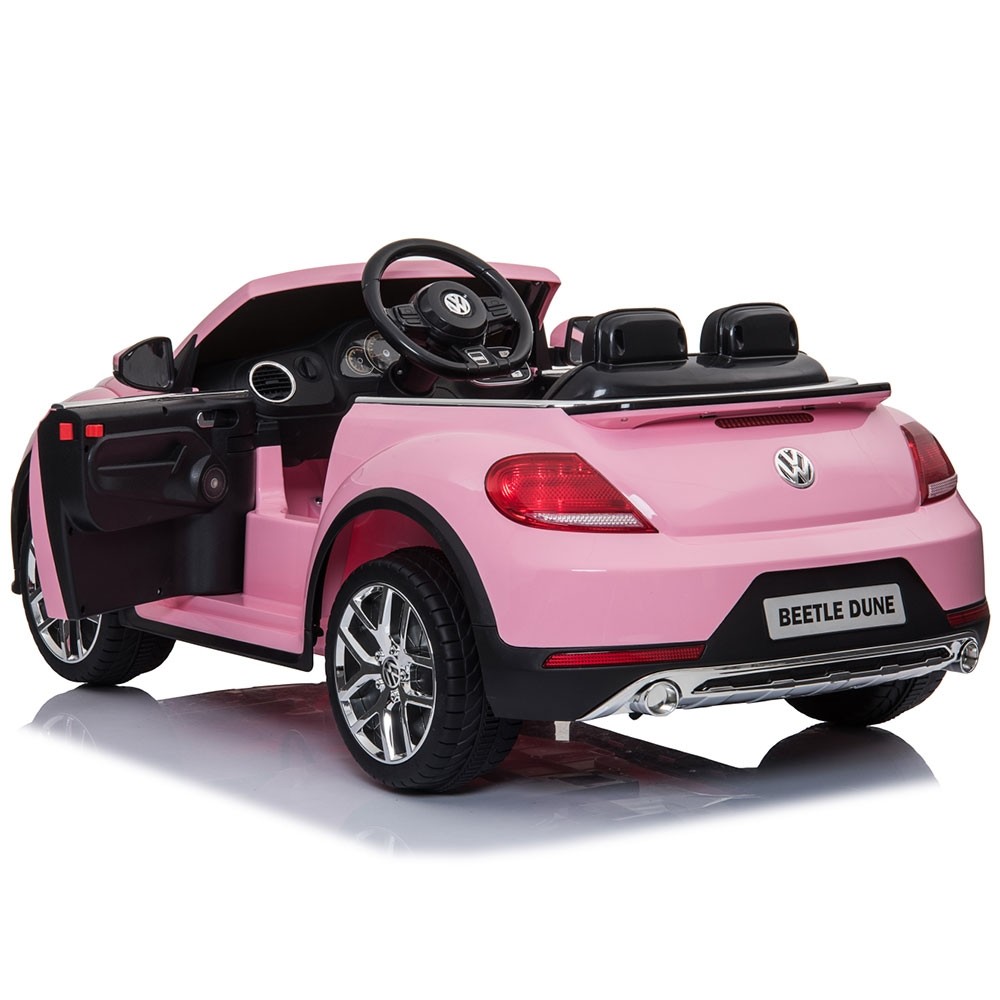 Masinuta electrica Chipolino Volkswagen Beetle Dune pink image 9