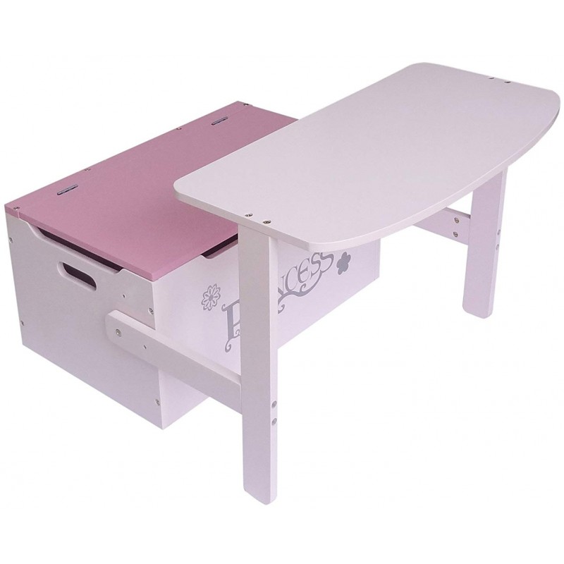 Mobilier 2 in 1 pentru depozitare jucarii Princess