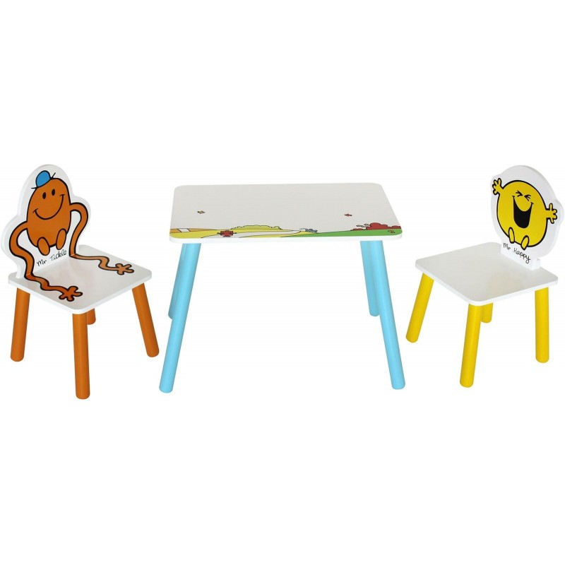 Set masuta si 2 scaunele Mr. Men