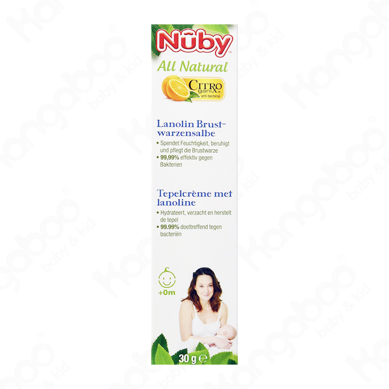 NUBY Citroganix crema de protectie pentru mameloane cu Lanolina 30 g image 1