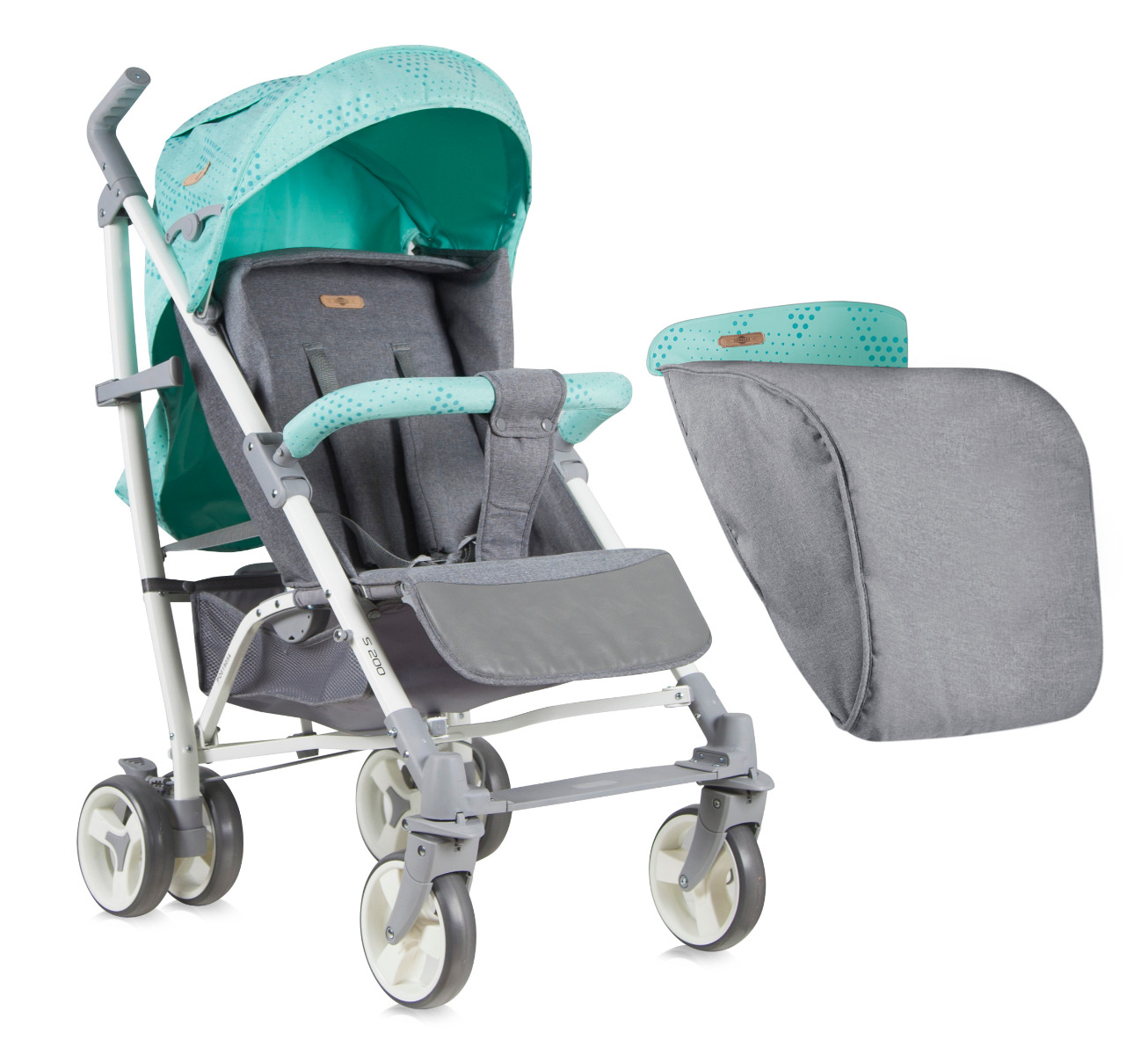 CARUCIOR SPORT S-200 cu husa Green & Grey Cities