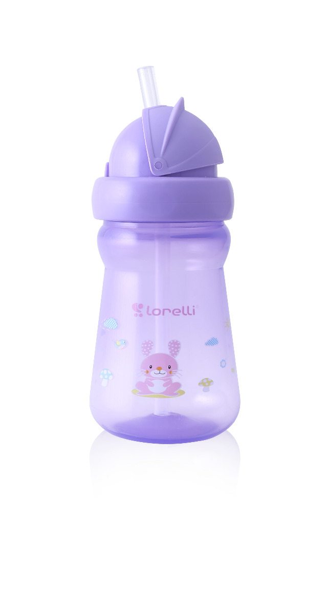 Cana mini sport cu pai 200 ml Animals image 1