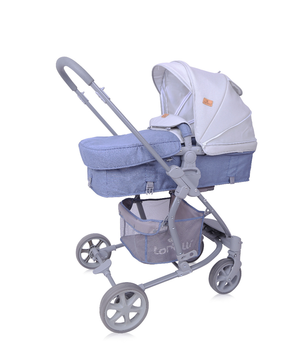 Carucior transformabil 2 in 1, Aster, Grey image 2