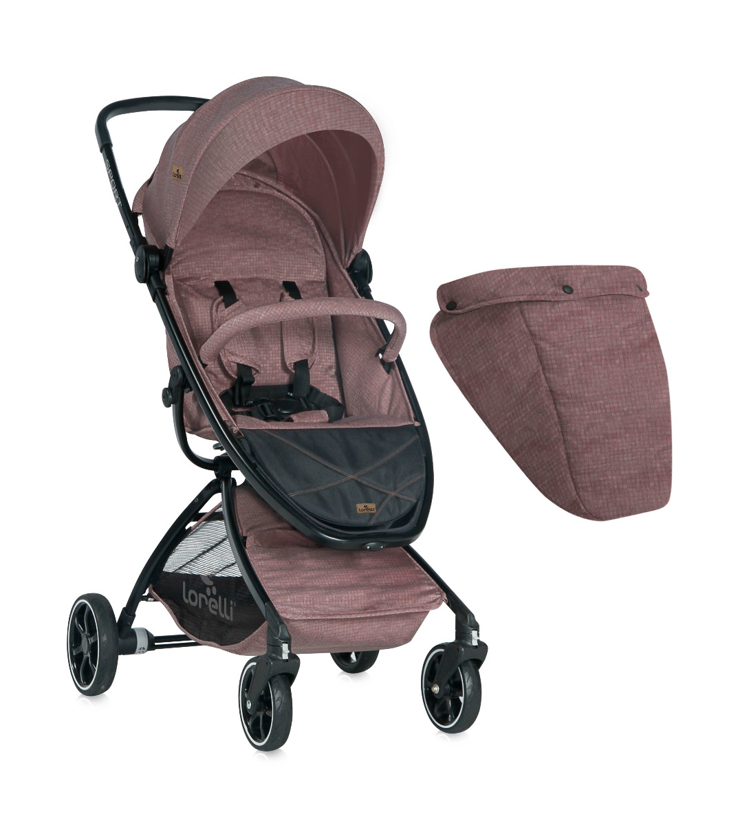 Carucior sport, Sport, cu husa de picioare, Beige