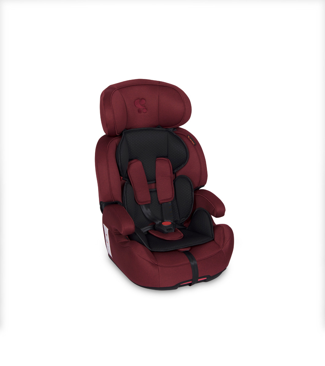 Scaun auto, Iris, Isofix, 9-36 Kg, Red & Black