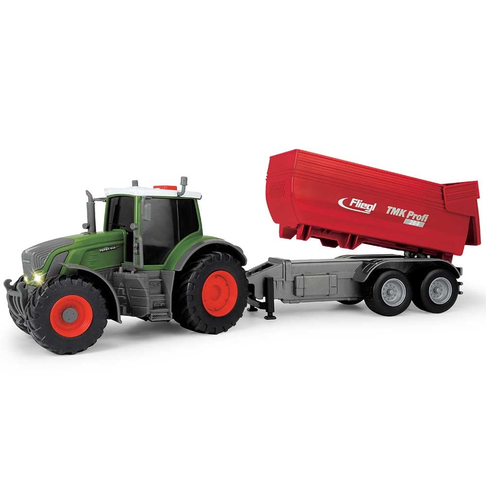 Tractor Dickie Toys Fendt 939 Vario cu remorca 41 cm image 6