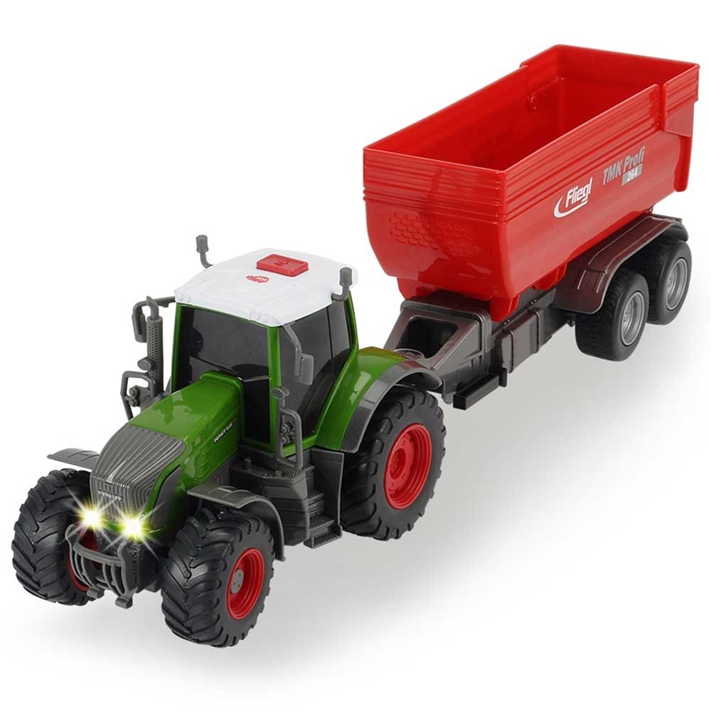 Tractor Dickie Toys Fendt 939 Vario cu remorca 41 cm image 8