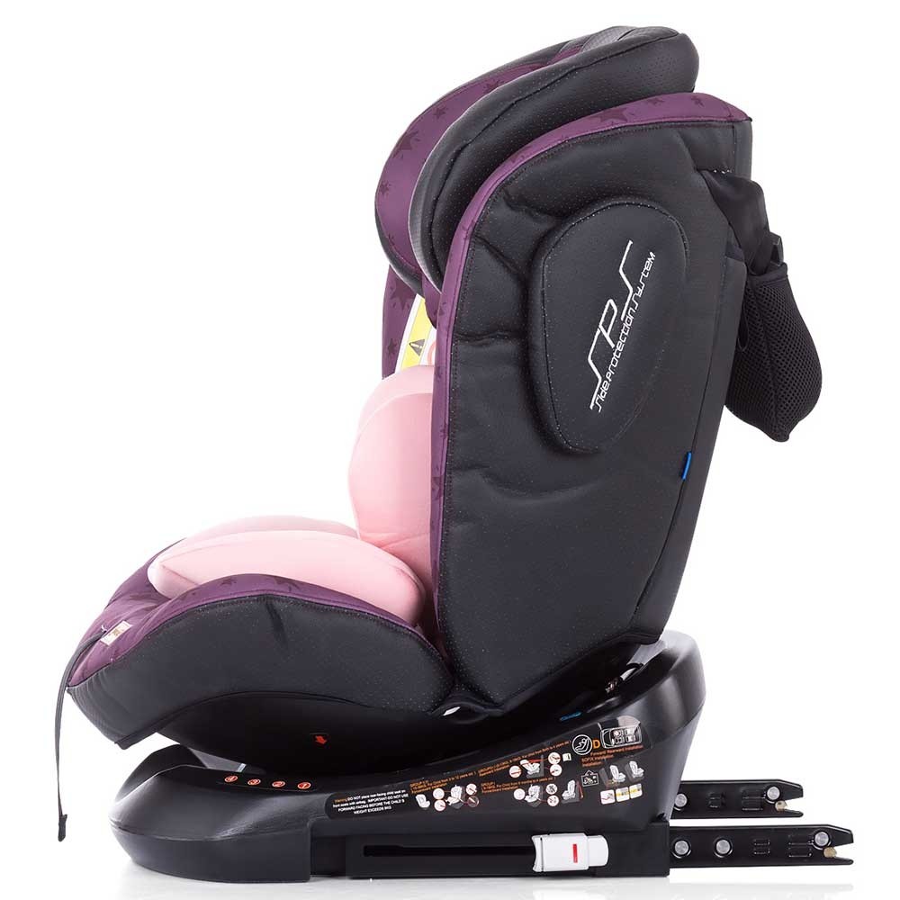 Scaun auto Chipolino Twist 0-36 kg orchid cu sistem Isofix image 3