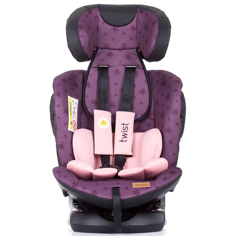 Scaun auto Chipolino Twist 0-36 kg orchid cu sistem Isofix image 4