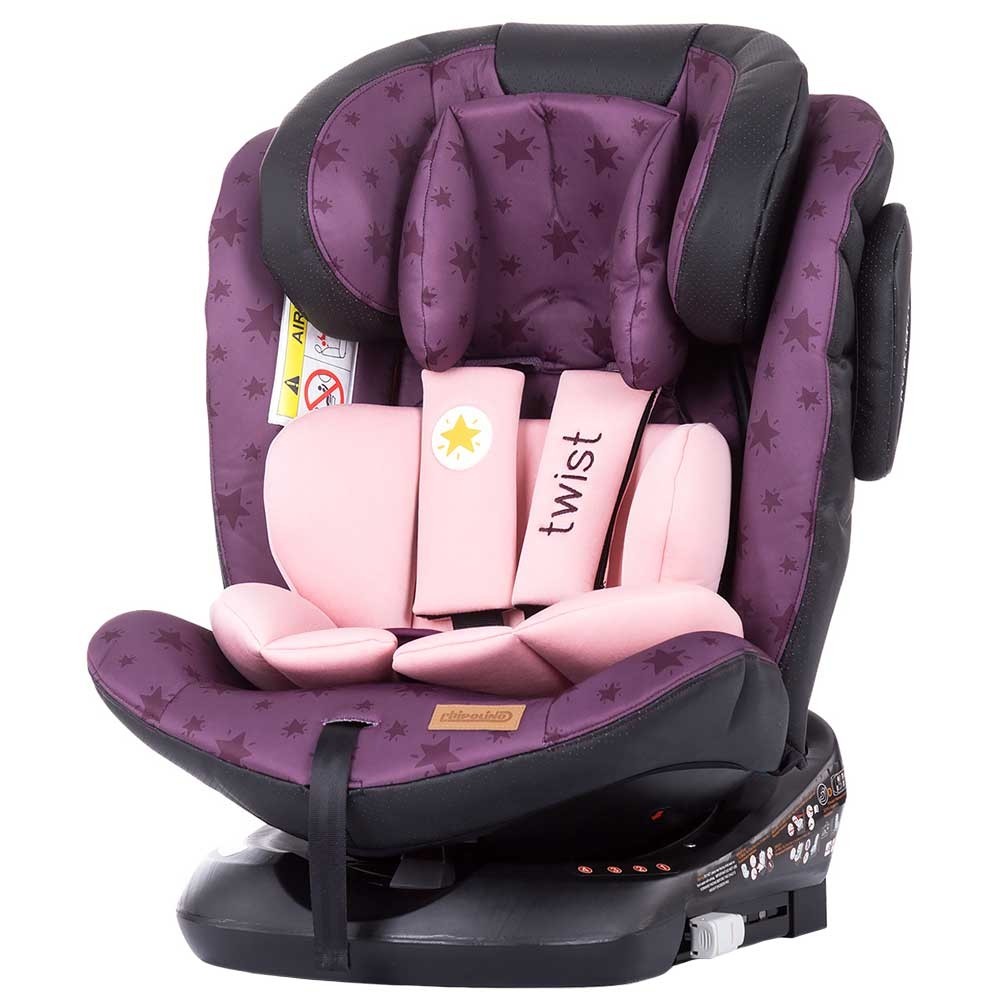 Scaun auto Chipolino Twist 0-36 kg orchid cu sistem Isofix image 6