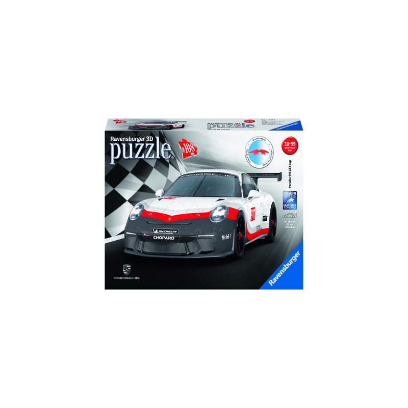 PUZZLE 3D PORCSHE GT3 CUP, 108 PIESE image 1