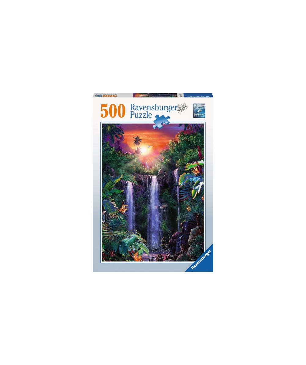 Puzzle Cascada In Jungla, 500 Piese image 1