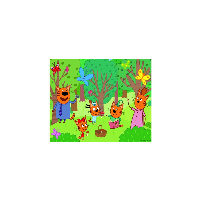 PUZZLE KID E CATS, 2x12 PIESE image 1