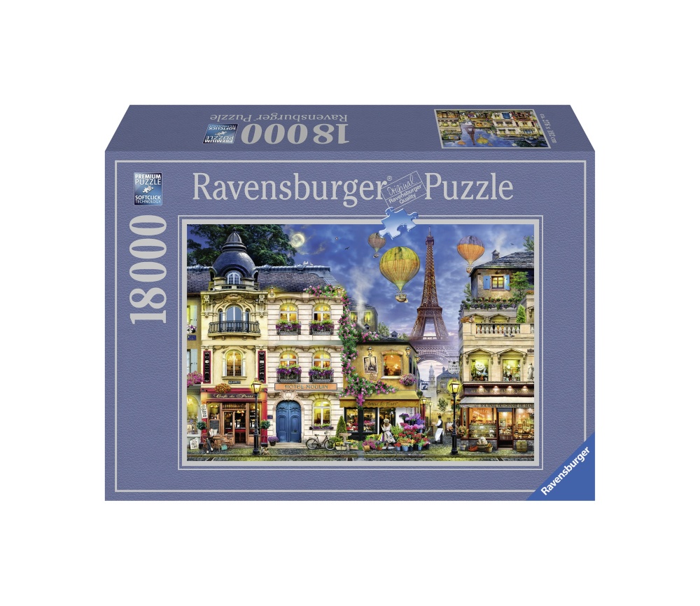 PUZZLE PLIMBARE PRIN PARIS, 18000 PIESE image 1